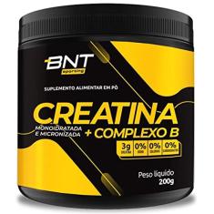 Creatina Monoidratada e Micronizada + Complexo B 200g - BNT Sporting