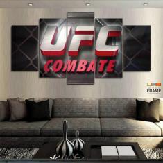 Quadro Decorativo UFC Combate 130x63 em tecido
