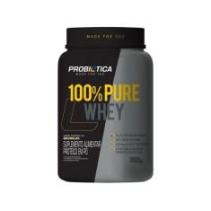 Whey Protein Concentrado Probiótica 100% Pure Whey - 900G Baunilha