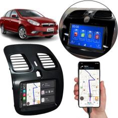 Kit Multimídia Carplay Grand Siena 2013-2021 7 Pol MP5 Touch-screen + 