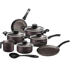 Jogo de Panelas Tramontina Paris Alumínio Antiaderente Starflon Max 7 