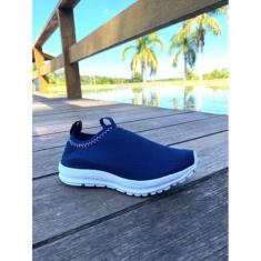 Tênis Meia Infantil - Obrabas, Marinho, 33