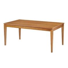 Mesa de Jantar Retangular Madeleine Madeira Maciça Cor Nogal 180cm - 3