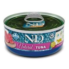 N&D Natural para Gatos de Todas as Raças Sabor Atum 80g