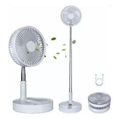 Ventilador 20cm Compacto Extenso Portátil de Mesa 1m de Altura Ajustáv