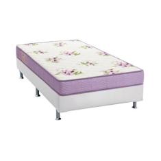 Cama Box Solteiro: Colchão Espuma Ortobom Physical Super Resistente + 