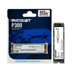 Ssd 512gb Patriot P300, M.2 2280 Pcie 3x4 Nvme 1.3, Leitura 1700mb/s, Grav. 1200mb/s - P300p512gm28