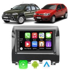Kit Multimidia Android-Auto/Carplay Palio Fire Way 2014 2015 2016 2017