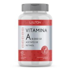 Vitamina A Acetato De Retinol 8000 Ui 60 Caps - Lauton Nutrition Clinical Series