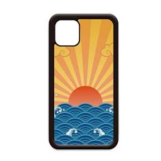 Capa Sun Cloud Sea Water Weather padrão para iPhone 12 Pro Max para Apple Mini Mobile Case Shell