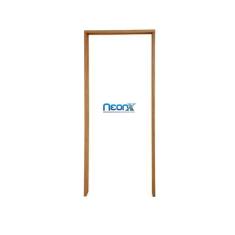 Batente de Madeira Para Porta Caxilho Forra Marco 210x14x3 cm Eucalipto NeonX + Kit Guarnição Vista Alizar 7 cm