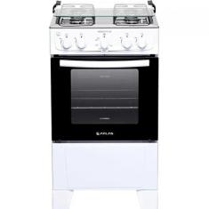 Fogão 4 Bocas Atlas Mônaco Plus Branco Com Mesa Inox Bivolt