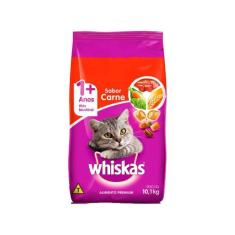 Ração para Gato Premium Whiskas Carne Adulto  - 10,1kg