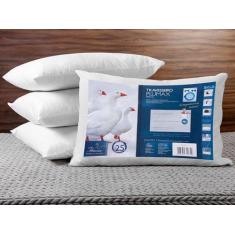 Travesseiro de Plumas Sintéticas - Fibrasca 50x70cm, 1 unidade