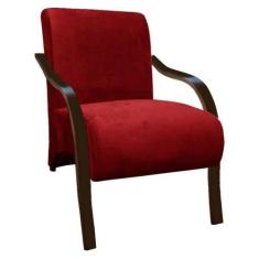 Poltrona Vênus 1 Lugar Lisa D Salla, Vermelho