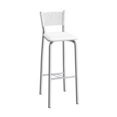 Banqueta Alta com Encosto Gênova - Compoarte