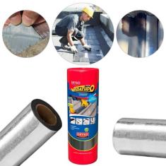 Manta asfaltica adesiva aluminizada Impermeabilizante Para Telhados, c