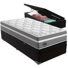 Cama Box Baú e Colchão Berlim Molas Ensacadas Solteiro Probel