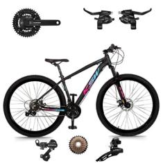 Bicicleta Mtb Ksw Xlt Aro 29 Aluminio 21v Disco Modelo Shimano Suspens