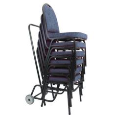 06 Cadeiras para Hotel e Auditório Linha Hotel Azul