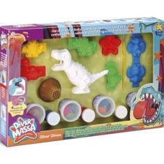 Massinha de Modelar Diver Dinos - Divertoys