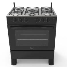 Fogão 5 Bocas A Gás Realce Bivolt Cr202 Preto Preto 127/220