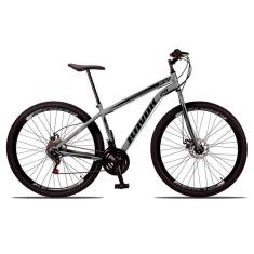 Bicicleta Bike Aço 21 Marchas Velocidades Aro 29-Unissex