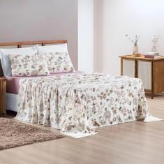 Jogo De Cama Malha King Quality 04 Peças - Butterfly - BIA ENXOVAIS