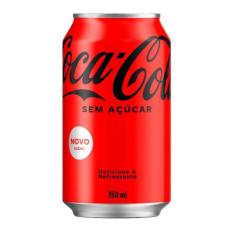 Refrigerante Coca Cola sem Açúcar Lata - 350ml - Coca-Cola, Original, 