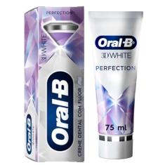 Creme Dental Clareador Oral-B 3D White Perfection 102g
