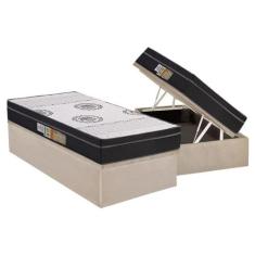 Cama Box Baú Solteiro: Colchão Anatômico Polar D28 / EP Orthoface Firm