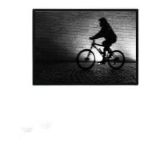 Quadro Decorativo Fotografia Pessoa Pedalando 45x34cm - Quadros On-Lin