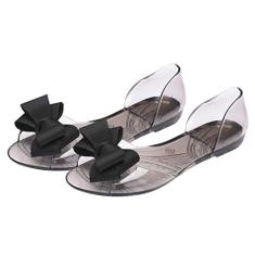 Sapatos De Verão Chinelos De Gelatina Sandálias De Tanga Para Mulheres Sandálias Planas Femininas Sandálias De Geleia De Arco Feminino Moda Trabalhos Sandálias De Dedo