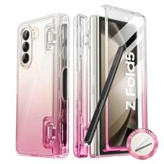 i-Blason Capa Cosmo para Samsung Galaxy Z Fold 5 com suporte para caneta, [protetor de tela embutido] [proteção de dobradiça] [3 capas de caneta de silicone] Capa protetora de corpo inteiro elegante Z