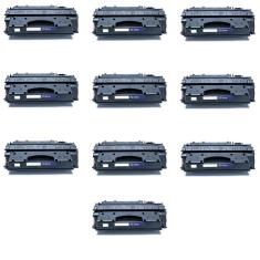 Kit 10x Toner Compatível Ce505x Cf280x P2055 M401 I 6.9K
