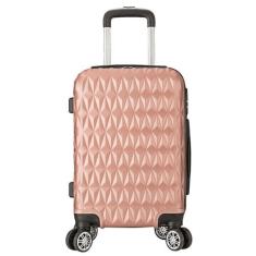 Mala de Bordo Viagem Pequena ABS - (55 x 35 x 22cm) C/ 4 Rodinhas 360º