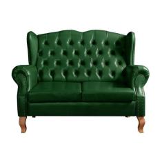 Namoradeira Imperador Sofá Chesterfield Botonê Vintage Decoração Retrô