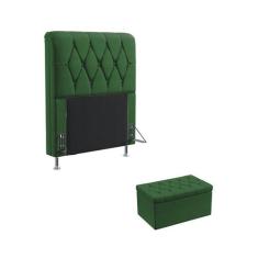 Kit Cabeceira Estofada para Cama Box Sirius 90 para Cama de Solteiro e