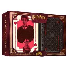 Jogo De Cartas Baralho Harry Potter Estojo Duplo Copag