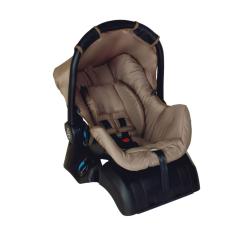 Bebê Conforto Grid Preto Cappuccino com Base - Galzerano