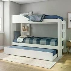 Treliche Solteiro Indy Espresso Móveis Branco