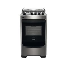 Fogão Consul 4 bocas cor Inox com acendimento automático - CFO4NAR, Pr