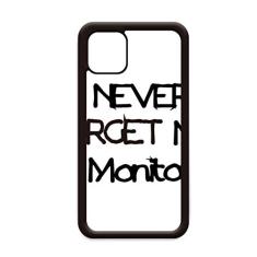Capa Never Forget My Monitor Graduação Temporada para iPhone 12 Pro Max para Apple Mini Mobile Case Shell