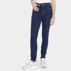 Calça Jeans Skinny Sawary Levanta Bumbum Feminina-Feminino