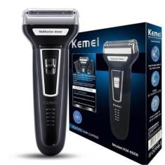 Barbeador Aparador Kemei 3 Em 1 Nariz Barba Corpo Km-6558 - Import