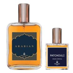 Perfume Masculino Arabian 100ml + Patchouli 30ml - Essência do Brasil