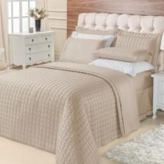 Kit Top Line Cobre Leito Queen 180 Fios + Jogo de Lençol - 7 Peças Cáq