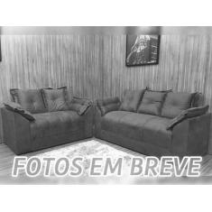 Sofá 2 e 3 Lugares Azul 410 Paris - Alpoim