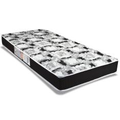 Colchão Solteiro Espuma D33 Supreme Pró Saúde Black (88x188x20) - Luckspuma