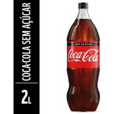 Refrigerante Coca-Cola sem Acucar Pet 2 Litros